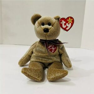 ty beanie babies 1999 signature bear MINT CONDITION